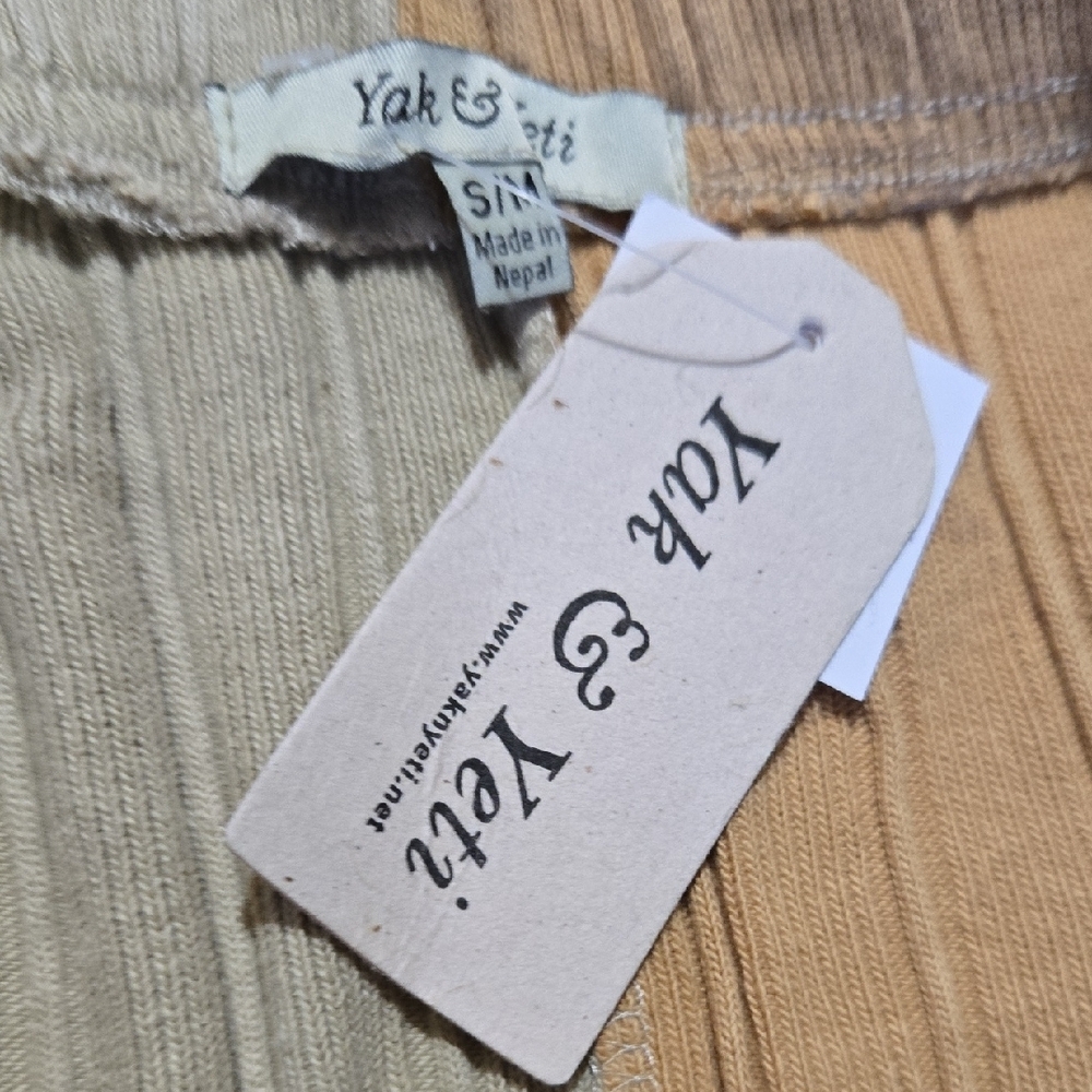 Y110 NWT Yak N Yeti Hippie Patchwork Multicolor Pants SM/Md Lg/Xl Stretch - Picture 9 of 10